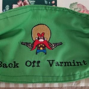 Yosemite Sam Embroidered Face Mask